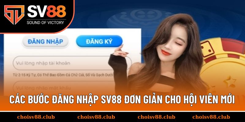 Các bước đăng nhập SV88 đơn giản cho hội viên mới