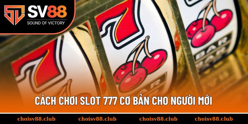 Cách chơi Slot 777 cơ bản cho người mới