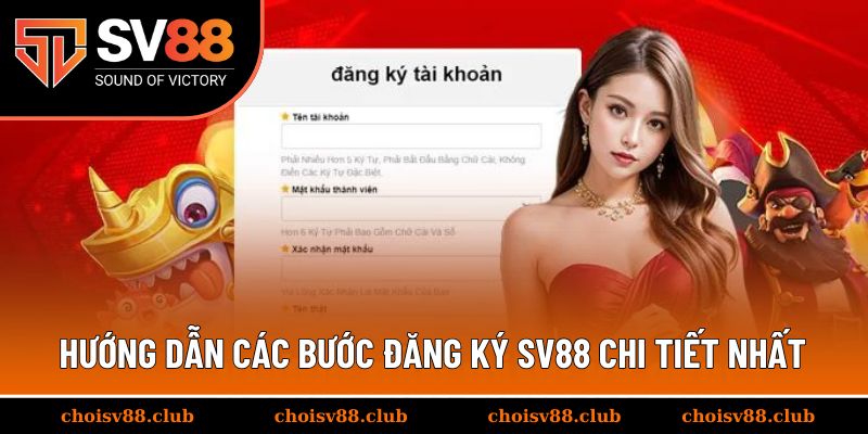 Hướng dẫn các bước đăng ký SV88 chi tiết nhất